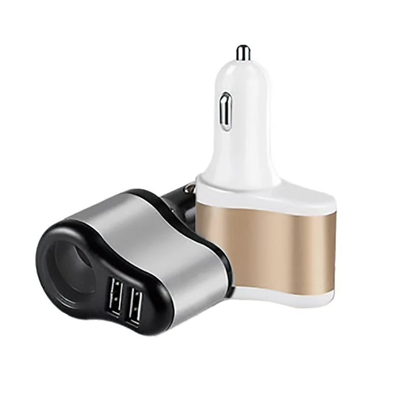 Bluejw Fast Car Charger, Dual USB Port Cigarette Lighter Adapter - QC3.0 Universal Automobile Charger for Rapid Charging - Image 3